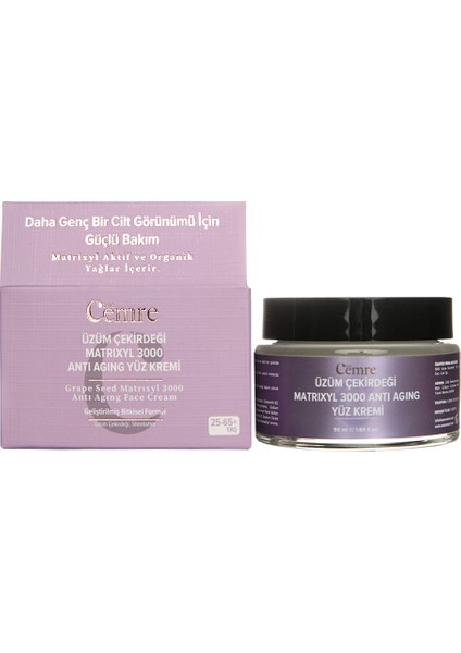 Üzüm Çekirdeği Matrıxyl 3000 Antı Agıng Krem 50 ml