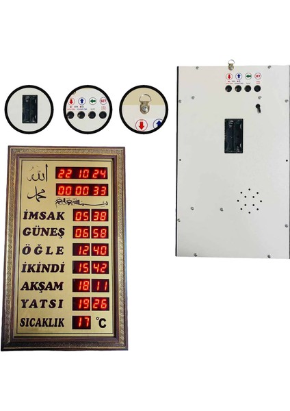 Vakitmatik Küçük Boy Dijital Cami Imsakiyesi fiyatları
