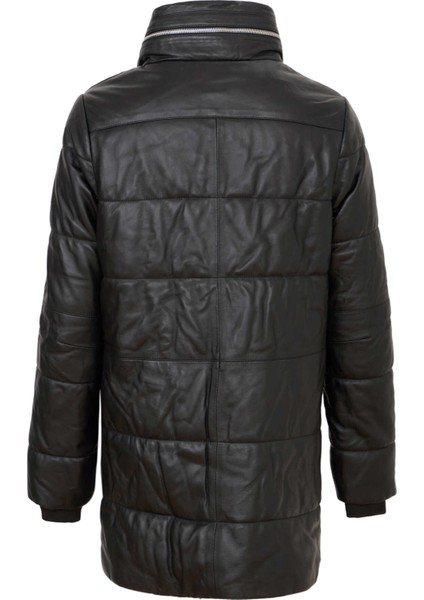 Siyah Hakiki Deri Kadın Deri Mont - K24KDM320454-Q3H fırsatları