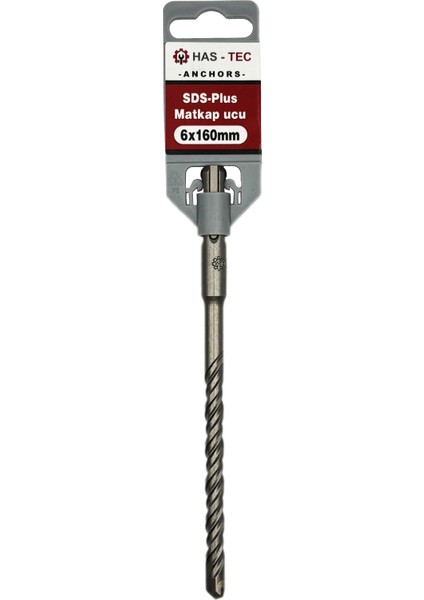 Sds-Plus Matkap Ucu | 6X160MM | Kırıcı Delici Hilti Uyumlu Beton Delme Uçları
