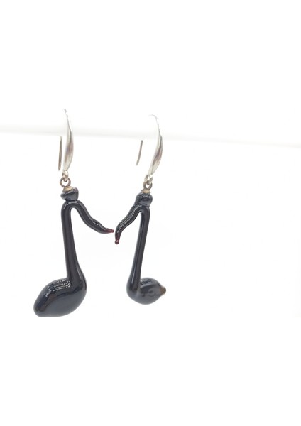 Nota Küpe Murano Cam El Yapımı