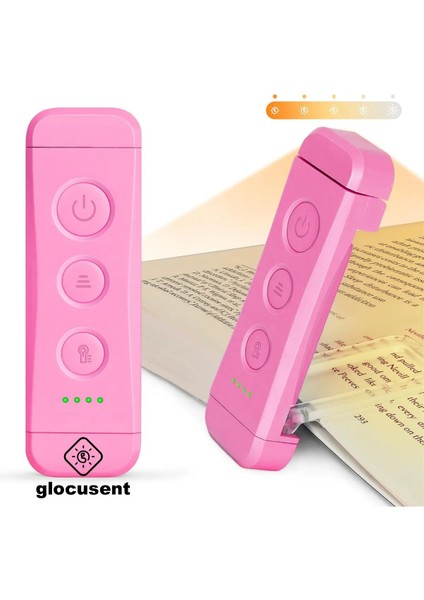 USB Şarj Edilebilir LED Kitap Ayracı Arası Okuma Işığı Ayracı Portatif Şarj Edilebilir