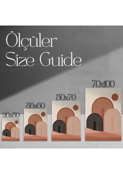 Minimalist Soyut Geometrik Sanat Tablosu modelleri