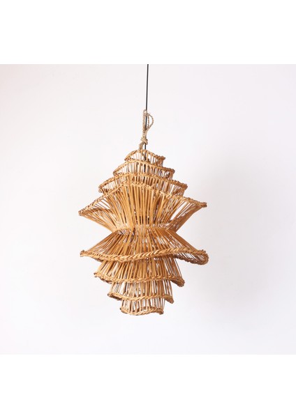 MYLAMP Luna Rattan Avize 55x60 cm
