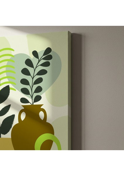 Soyut Bitkisel Desen Tablosu indirimleri