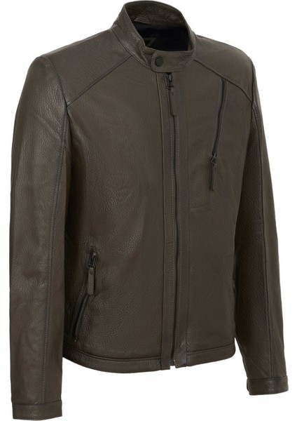 Haki Hakiki Deri Erkek Hakiki Deri Mont - E22KDM310381-R2X modelleri