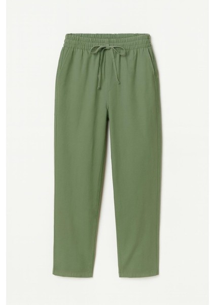 Gabardin Ipli Paça Lazerli Pantolon fırsatları