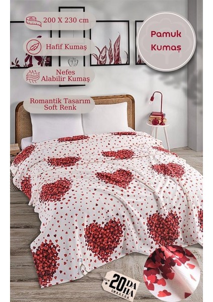 Çift Kişilik Baskılı Pike Yatak Örtüsü Daisy 200X230 cm fırsatları