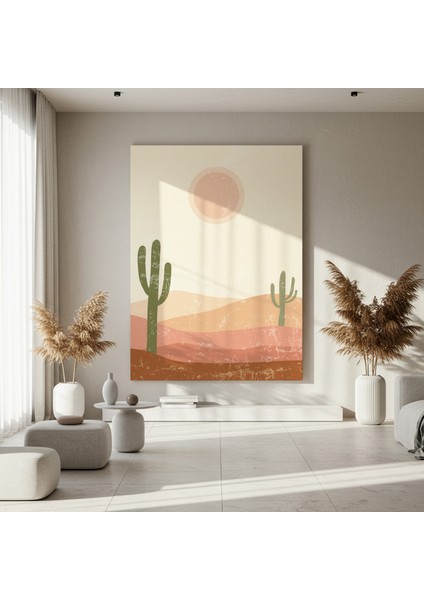 Minimalist Çöl Manzarası Tablosu fırsatları