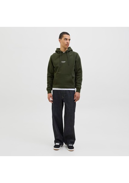 Erkek Gögüs Minimal Logo Baskili Kapüsonlu Sweatshirt - Soho fiyatları