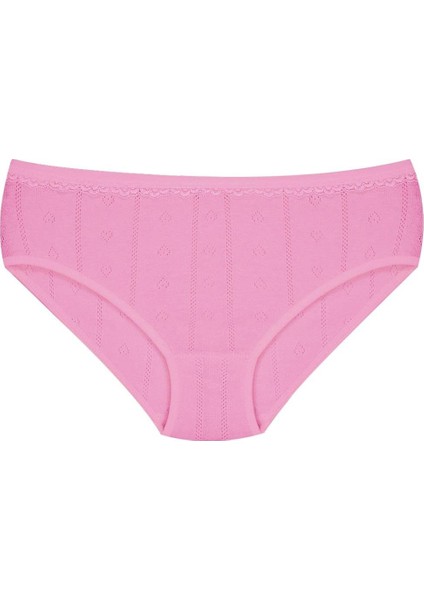 Kız Çocuk Külot 3'lü Ribana Jakarlı (%100 Pamuk) modelleri