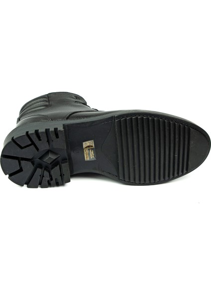 139 Siyah Deri Içi Kürklü Erkek Bot indirimleri