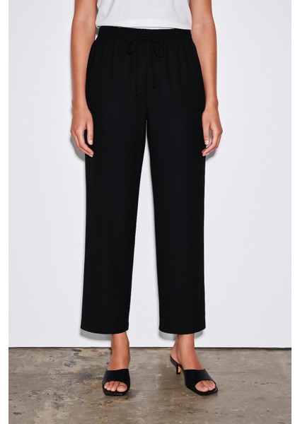 Gabardin Ipli Paça Lazerli Pantolon fiyatları