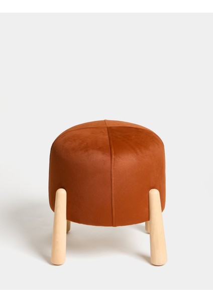 Floki Naturel Ahşap Ayaklı Puf modelleri