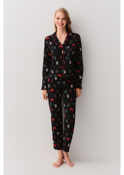 Twinkle Gömlek Yaka Pijama Takımı