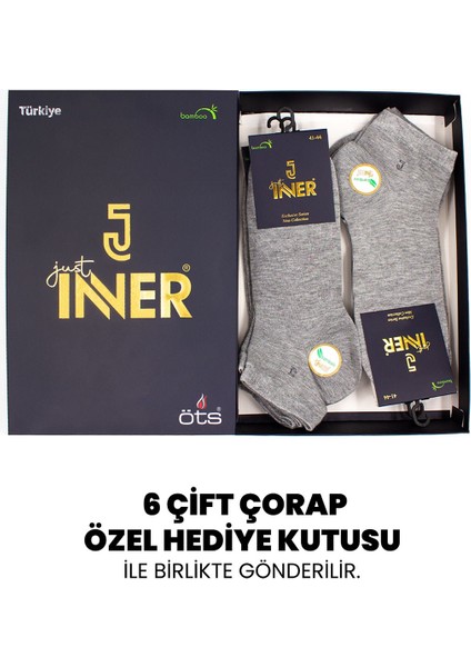 Erkek Çorap 6'lı Patik (Bambu) modelleri