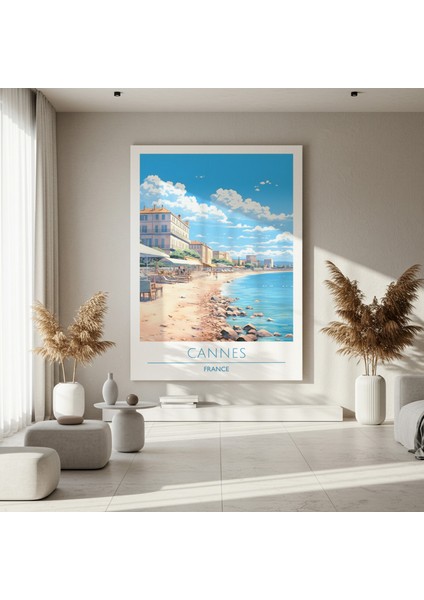 Cannes Sahili Manzara Tablosu fırsatları