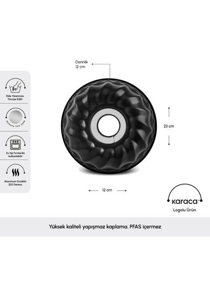 Bake Pro Dilimli Kek Kalıbı 22 X 28 Cm fiyatları