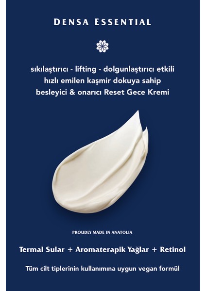 Reset Gece Kremi - Sıkılaştırcı/dolgunlaştırıcı/lifting Etkili 50 ml Yeniden Enerjik & Pürüzsüz Cilt Görünümü fırsatları