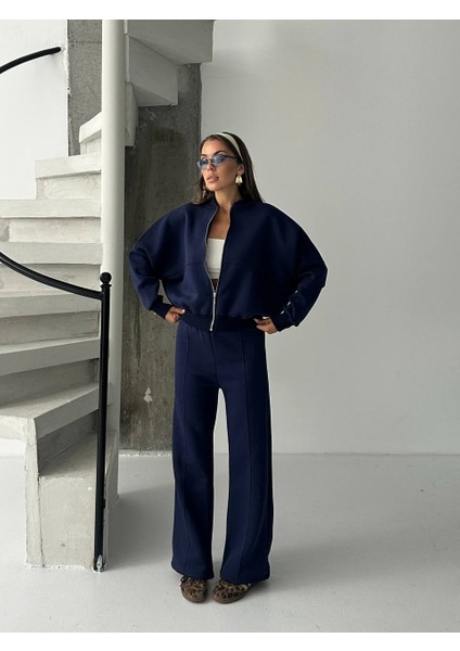 Kadın 3 Iplik Içi Şardonlu Penye Kumaş Çimalı Zr Eşofman Takımı fiyatları