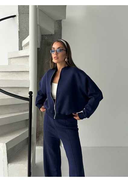 Kadın 3 Iplik Içi Şardonlu Penye Kumaş Çimalı Zr Eşofman Takımı modelleri