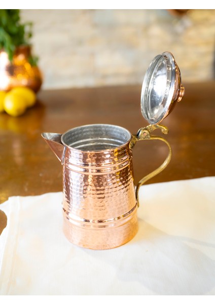 Bakır Sütlük Çekiç Dövme Parlak Bakır Renk fiyatları