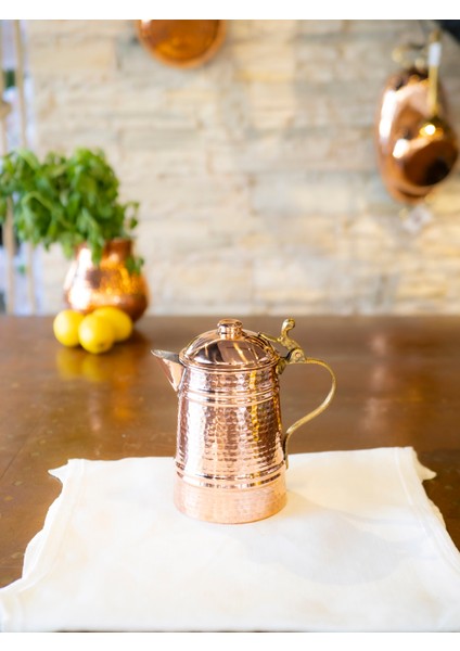 Bakır Sütlük Çekiç Dövme Parlak Bakır Renk fırsatları