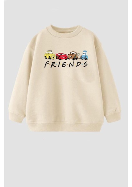 Unisex Baskılı 3 Iplik Kumaş Pamuklu Sweatshirt