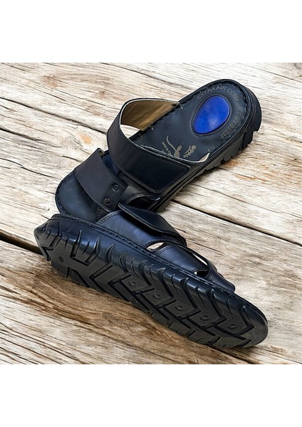 Kafkaslar Tam Ortopedik Gerçek Deri Erkek Dikişli Terlik fırsatları