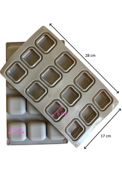 Silikon Kek Kalıbı Kare fiyatları