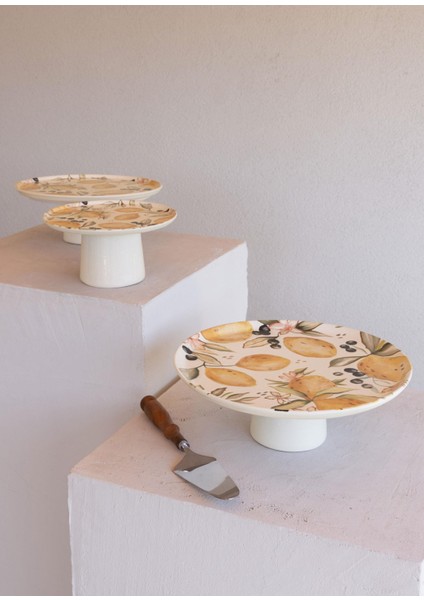 Limoncello Ayaklı Servis Tabağı 30 cm indirimleri