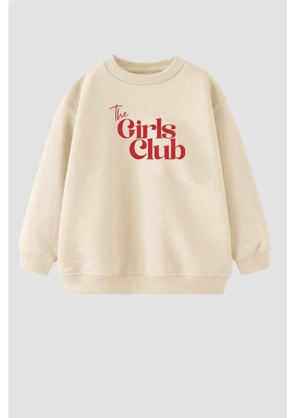 Kız Çocuk Baskılı 3 Iplik Kumaş Pamuklu Sweatshirt fiyatları