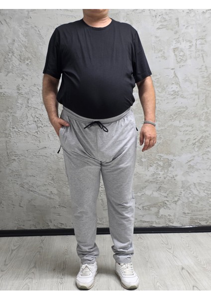 2315-BATTAL Beden Paça Reçme Eşofman