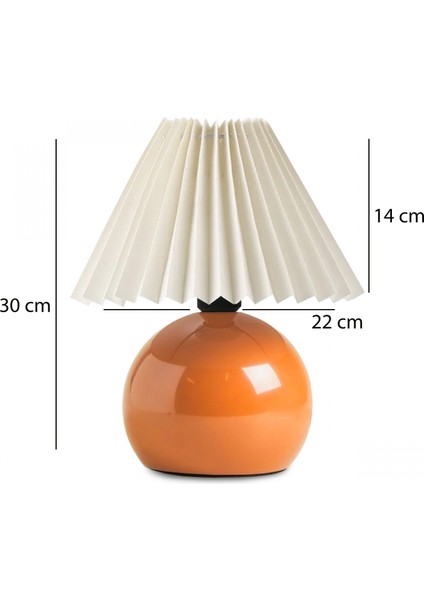 Turuncu Carpi Kumaş Başlık Abajur 242029 modelleri