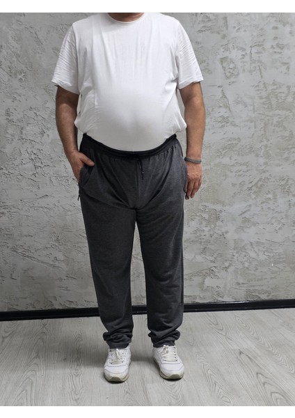 2315-BATTAL Beden Paça Reçme Eşofman