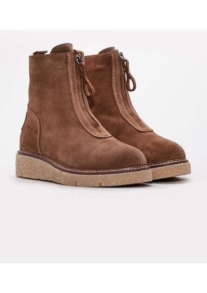Hakiki Deri Kürklü Kadın Klasik Bot 657KZA2502 fırsatları