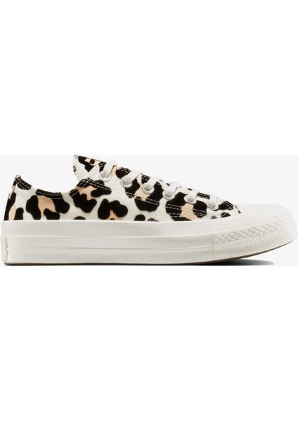 Chuck 70 Leopard Unisex Krem Sneaker