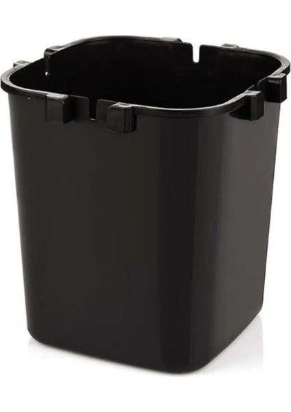 Click Kapaklı Tutma Saplı Iç Kovalı Tezgah Üst Mutfak Çöp Kovası 4 Lt Yedek Clipsli - Siyah fiyatları