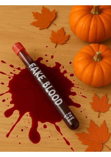 Sahte Kan Fake Blood Tüp 15ML Cadılar Bayramı Halloween Parti Dekoru AST7390