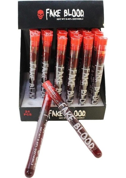 Sahte Kan Fake Blood Tüp 15ML Cadılar Bayramı Halloween Parti Dekoru AST7390 fiyatları