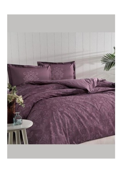 Antico Mürdüm Tek Kişilik Pamuklu Nevresim Takımı 2291