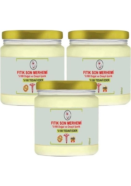 Fıtık Son Merhemi Mucizevi Tamamen Doğal Bitkisel Etkili Aqrı Masaj Kremi 50 ml x 3 Adet