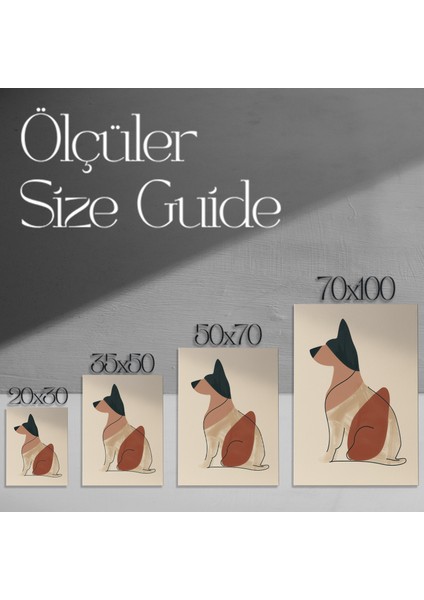 Soyut Köpek Illüstrasyon Tablosu modelleri