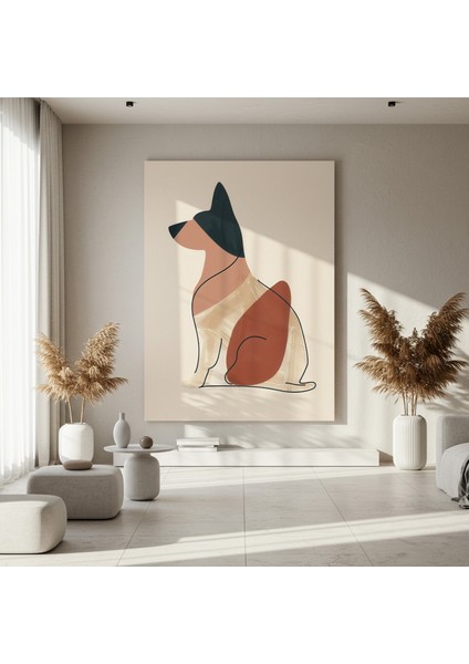 Soyut Köpek Illüstrasyon Tablosu fırsatları