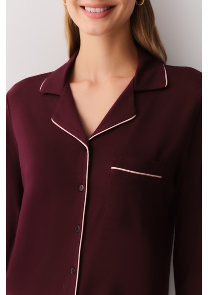 Misty Gömlek Yaka Pijama Takımı modelleri