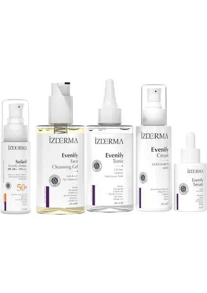 Izderma Evenify 360° Cilt Bakım Paketi