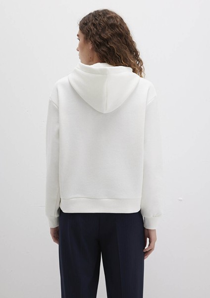 Mavi Logo Baskılı Kapüşonlu Beyaz Sweatshirt 1S10420-80194 indirimleri