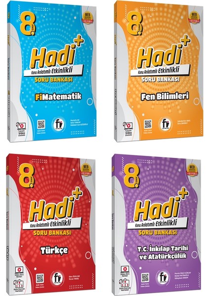 Fi Yayınları 8. Sınıf Hadi Konu Anlatımlı Soru Bankası Tüm Dersler Set