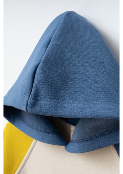 Baskılı Renk Bloklu Erkek Çocuk Alt Üst Eşofman Takımı modelleri