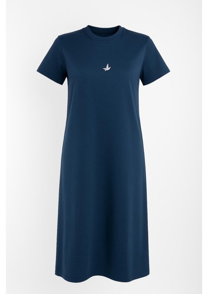 Enjeksiyon Baskılı Modal Kısa Kollu Elbise fırsatları